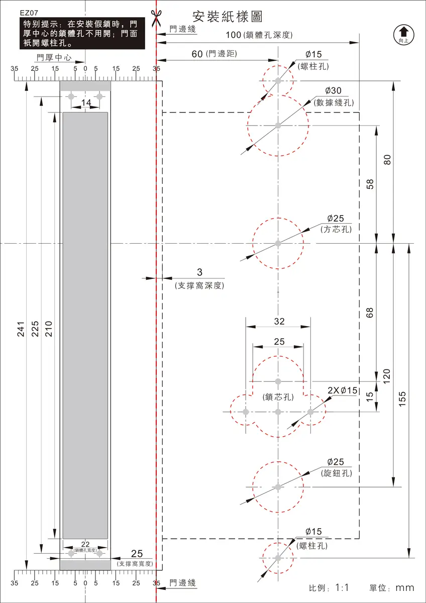 7系列開孔圖(與FB92共用)