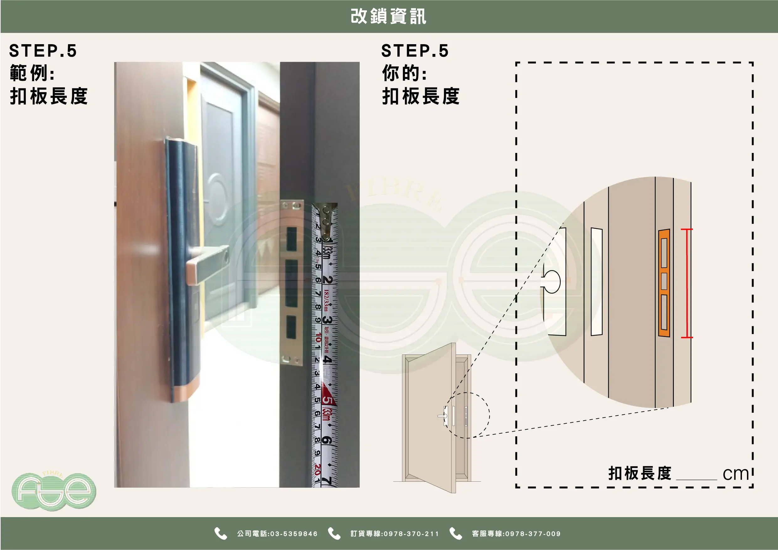 電子鎖扣板測量