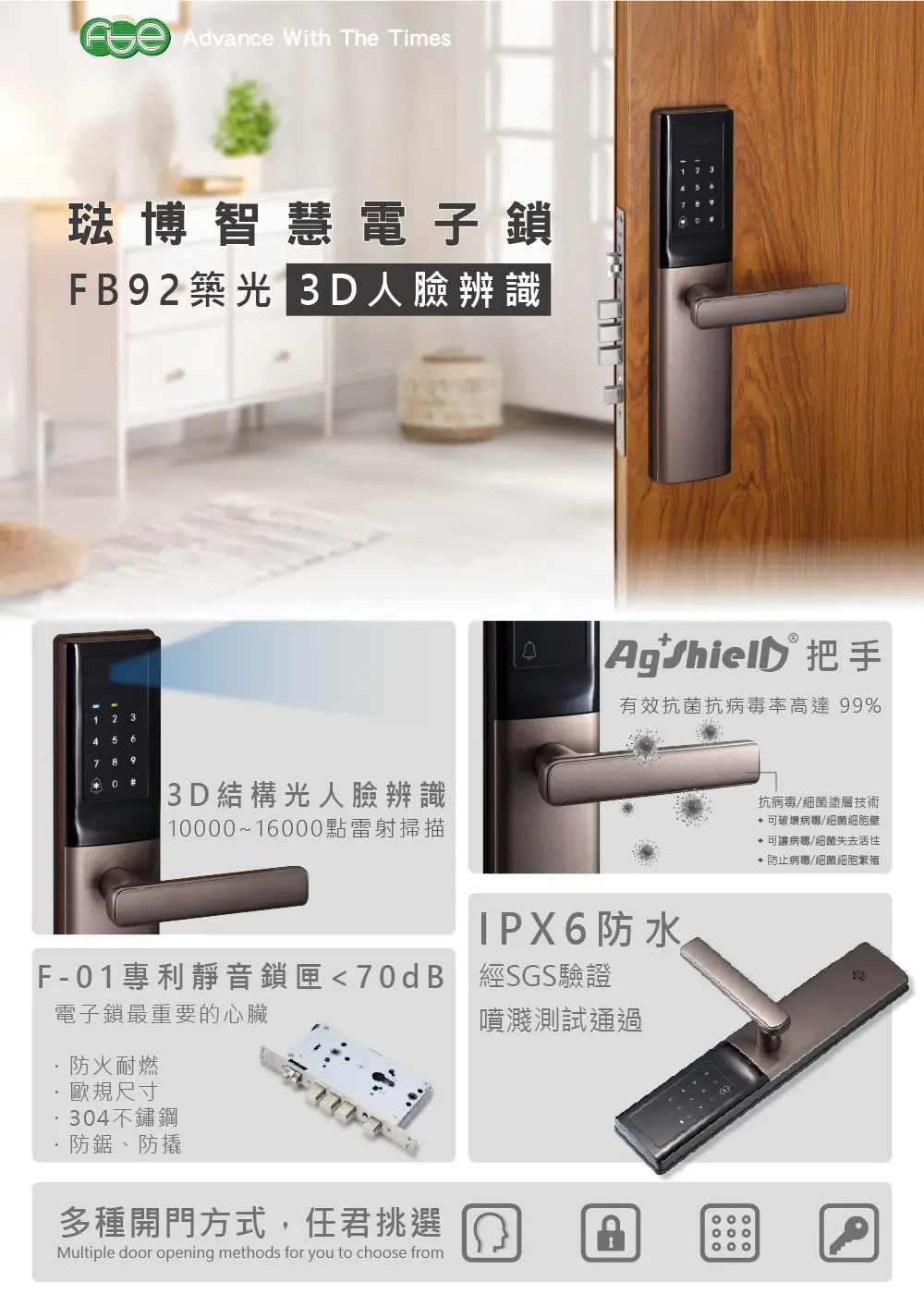 FB92 築光-智慧電子鎖特色1